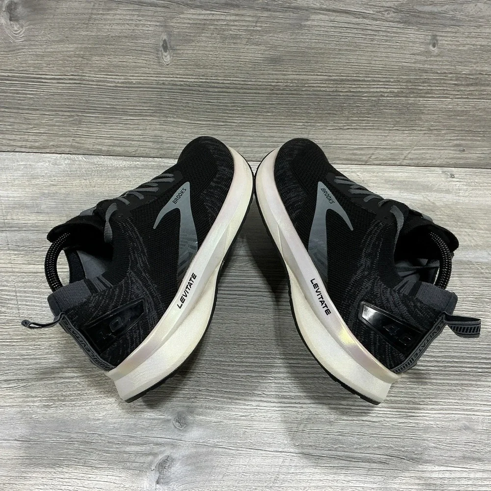 Brooks Womens Levitate 4 Running Shoes Sneaker Black/White 1203351B012 US 11.5 B